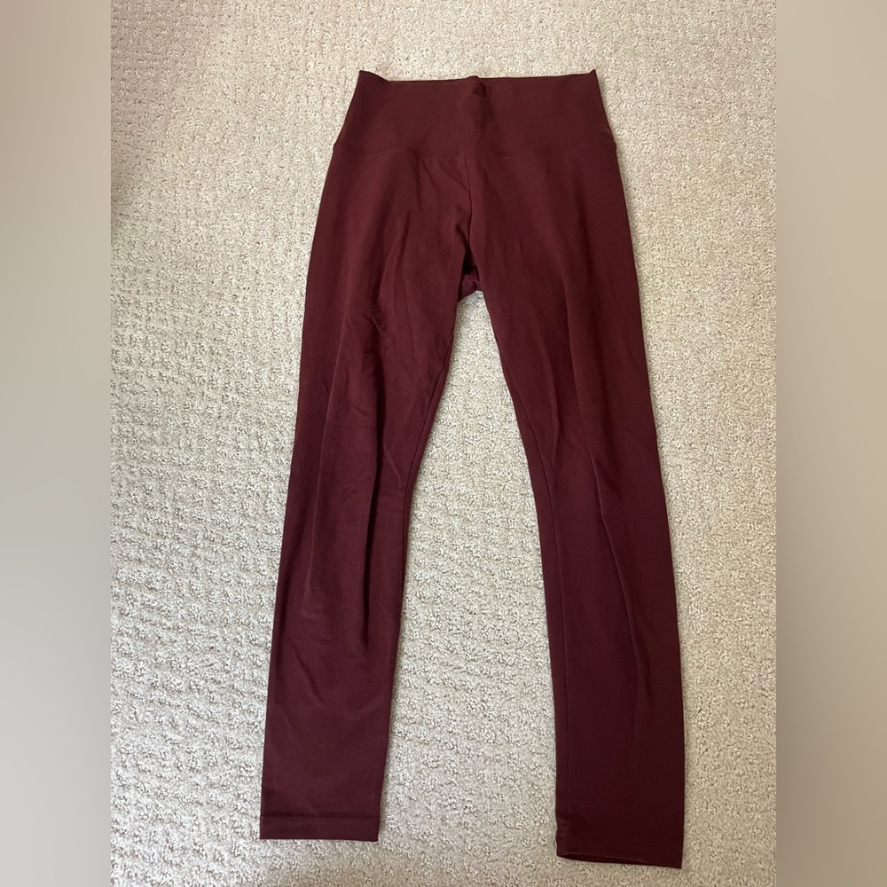 Aerie offline burgundy high rise leggings